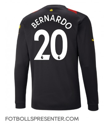 Manchester City Bernardo Silva #20 Borta Matchtröja 2022-23 Långärmad